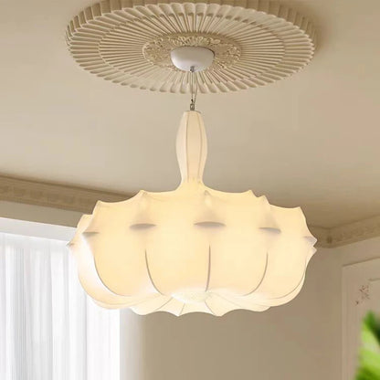 Modern Japanese Wabi Sabi Silk Pendant Lamp Living Dining Room Bedroom Ceiling Chandelier