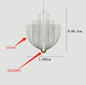 Designer Metal Cage Chandelier Modern Meshmatics Chandelier