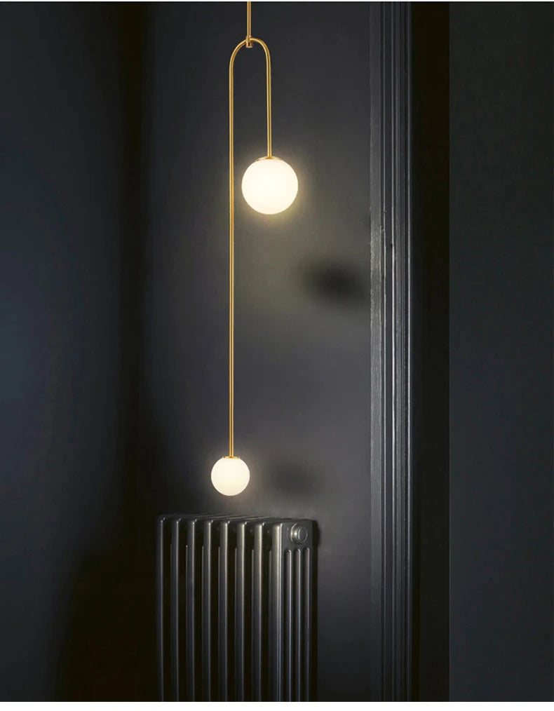 Black Gold Chandelier Pendant Nordic Modern lamp