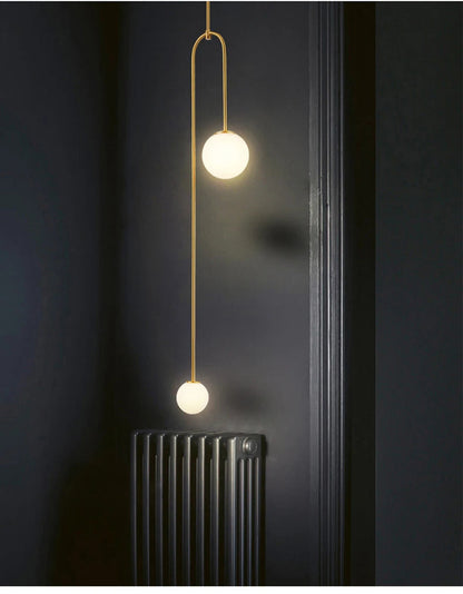 Black Gold Chandelier Pendant Nordic Modern lamp