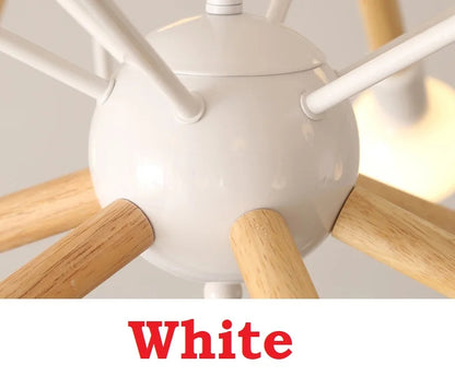 Vintage spider chandelier Nordic designer lustre industrial