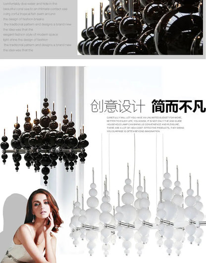 Luxury Living Room Black Chandelier Designer Tears From Moon Chandelier