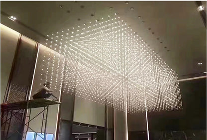 Modern Luxury Rectangular Chandelier LED Firefly Chandelier