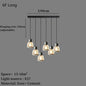Industrial Concrete Pendant Light Home Decoration Chandelier Fixture Iron Shade Cement Hanging Lamp
