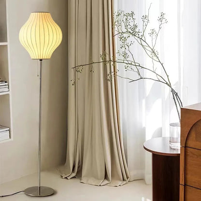 Nelson bubble table lamp wabi sabi white Silk floor light Danish designer Living Room Sofa Side Bedroom Bedside Led Standing Lam