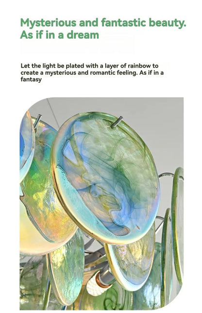 Camisa Murano Glass Chandelier Living Room art deco chandelier