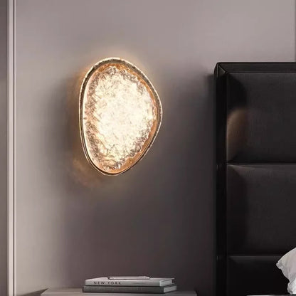 Platinum Art Wall Lamp Modern Creative Design Pebble Corridor wall lighting LED