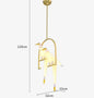 Perch Light Chandeliers designer bird lamps For Restaurant Children's Room paper cranes origami lamp bedroom room Swing light