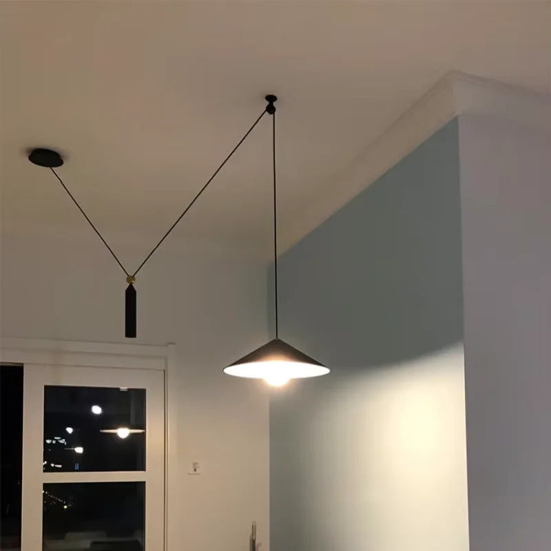 Modern minimalist Linear pendant light Nordic Industrial hanging light