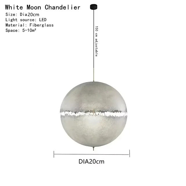 Danish design Moon Pendant light Italian Postkrisi Designer orb chandelier Atmosphere light