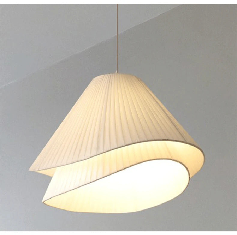 Lia Pendant lamp Nordic white fabric pendant light