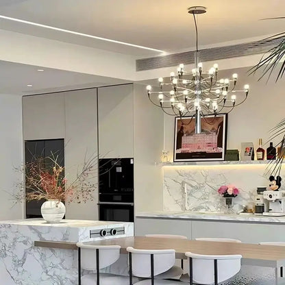 Italian Pendant Lights French Hanging art country Lamp for living room Kitchen Dining Room Villa duplex loft staircases lamp