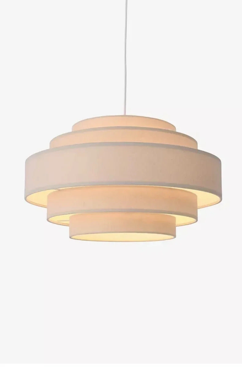 Nordic Fabric Pendant Light Wabi Sabi Led Chandelier