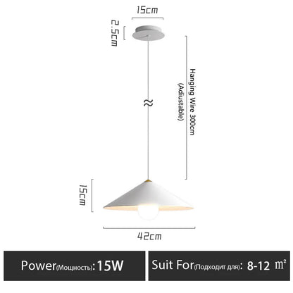 Modern minimalist Linear pendant light Nordic Industrial hanging light