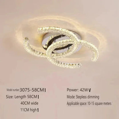 Modern Crystal Chandelier Simple Dining Room Chandelier Home Decoration hanging light fixtures