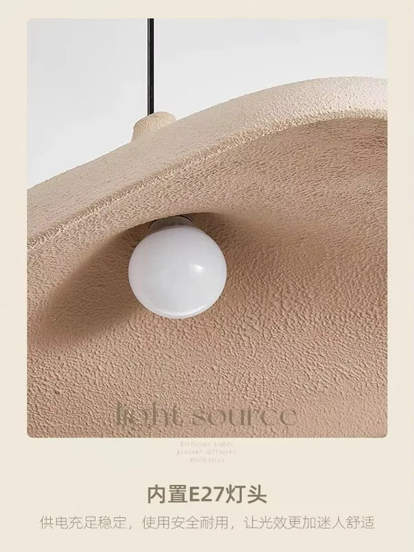 Candeeiro suspenso japonês Wabi Sabi em LED, candelabro de luxo para sala de jantar, bar, sala de estar, decoração da casa, candeeiro suspenso nórdico.