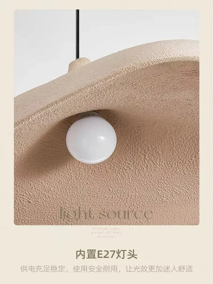 Candeeiro suspenso japonês Wabi Sabi em LED, candelabro de luxo para sala de jantar, bar, sala de estar, decoração da casa, candeeiro suspenso nórdico.