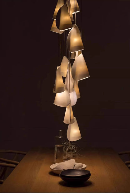 Nordic Minimalist ceramics chandelier Canada designer artistic creativity pendant lamp