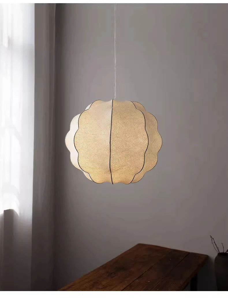 Japan Silk Pendant Light Nordic Creative Silk Chandelier