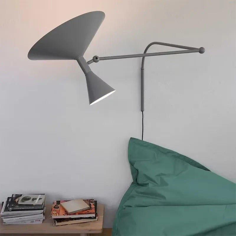 Modern Minimalist Wall Light LED Marseille Italian Designer Swing Arm Adjustable Wall lamp