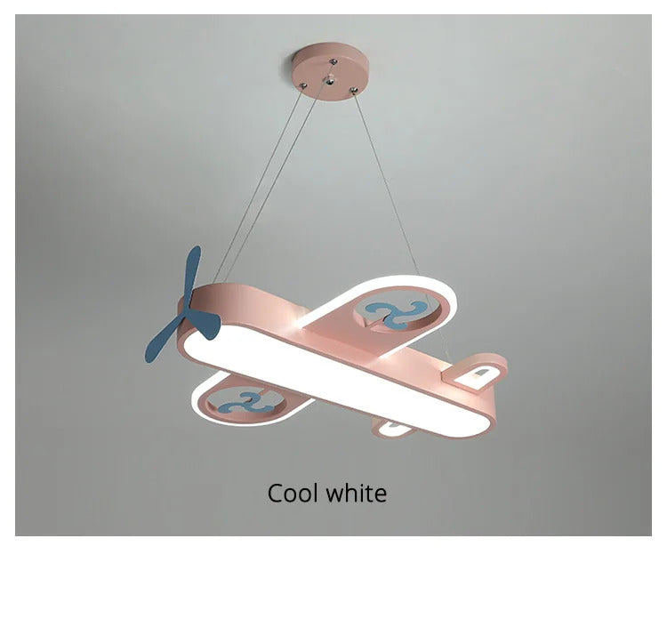 Modern Pink blue chandelier Led deco designer aircraft lamp