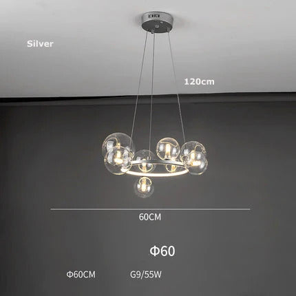 Molecule chandelier LED Modern Minimalist lustre nordic chandelier