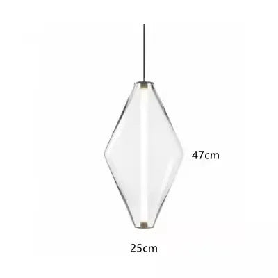 Nordic Minimalist Restaurant  LED Pendant Light Modern Designer Glass Pendant Light