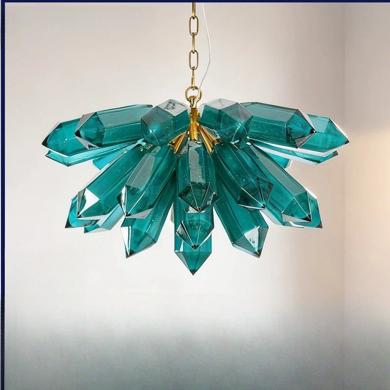 Emerald Crystal Chandelier