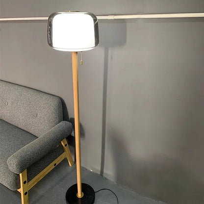 Modern Glass floor lamp Living Room Bedroom standing reading lamp