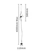 Italian Parentesi Pendant Lamp Modern Parlor Corner Lamp