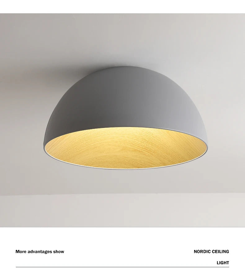 Nordic Wooden Ceiling Chandelier Modern Duo Ceiling Light