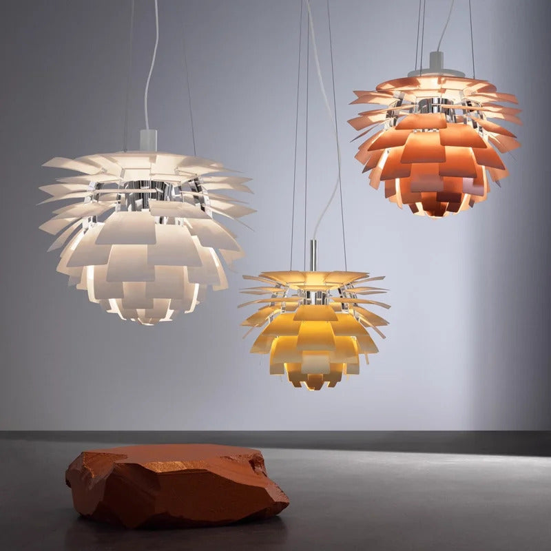 louis poulsen artichoke pendant light kitchen island lighting