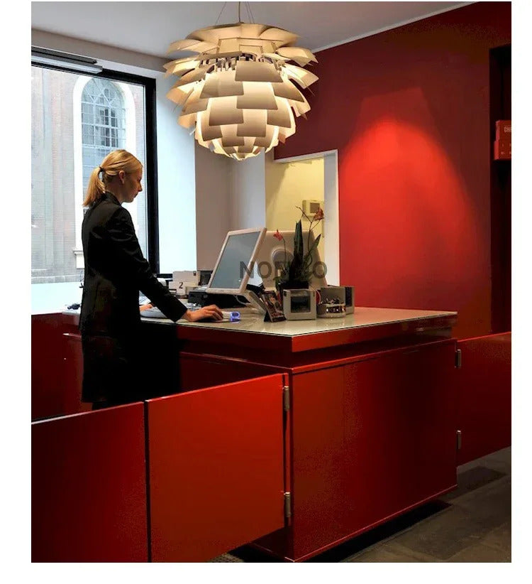 Denmark PH Pinecone Pendant Chandelier Aluminum LED Suspension Lamp