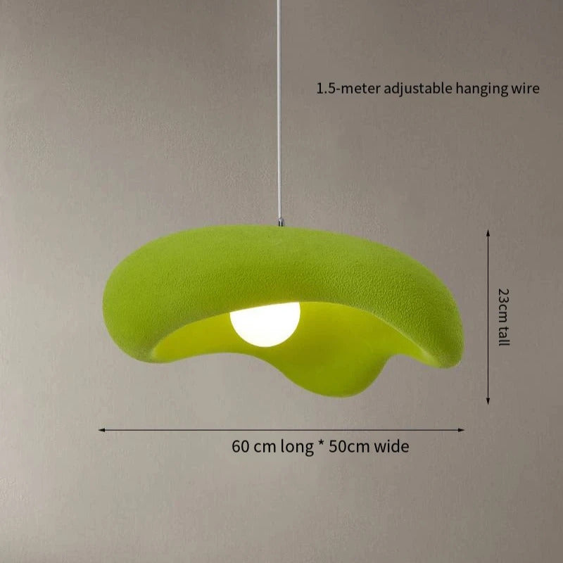 Nordic cream style restaurant chandelier simple bedroom living room dining table lamp wabi-sabi style Hanging lamp fixtures