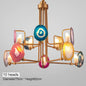 Two Tier Agate Nordic creative chandelier post-modern art deco lamp