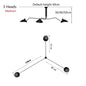 Mouille Ceiling Lamp Nordic Spider Pendant Light Multi 3/6heads for Living Room Bedroom Black Luminaire Home Decor