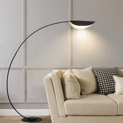 Modern Fishing floor Lamp Creative Black minimalist Living Room corner sofa standing light