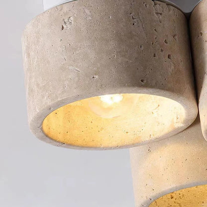 Trio Travertine Ceiling Light
