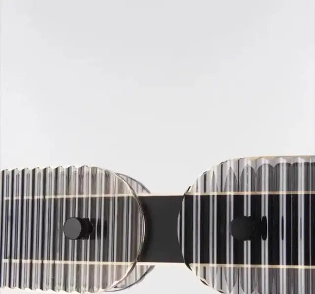 Modern black round chandelier Nordic simple glass lampshade ring LED pendant lights