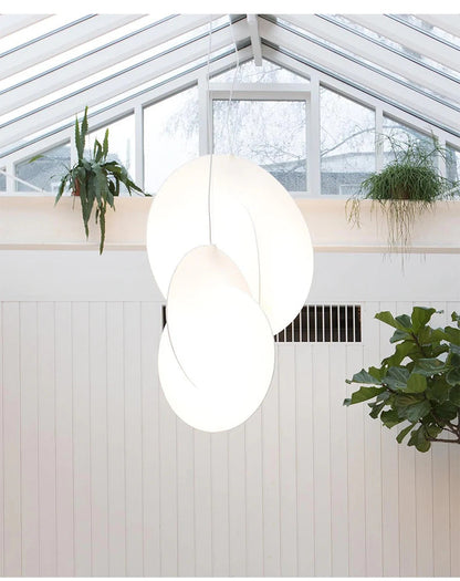 Janpanses Silk Chandelier Overlap Pendant lamp