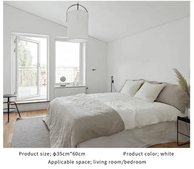 Denmark Linen Cloth Pendant Light Ay illuminate Pendant lamp