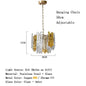 Modern Melting Ice Whiskey chandelier Italy Designer Luxury crystals Amber pendant lamps