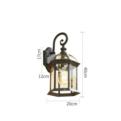 Outdoor Waterproof Wall Lamp Modern Villa Corridor Garden Exterior Lamp Wall light