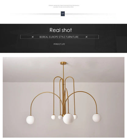 Nordic Minimalist Pendant Light Living Room Restaurant Lamp