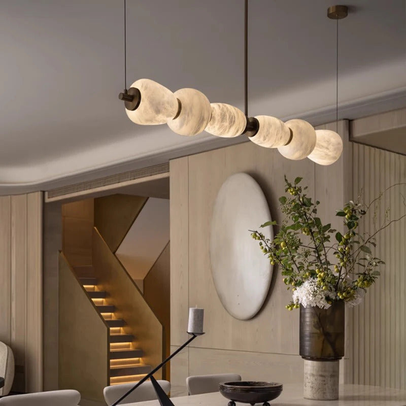 Nordic Luxury Pendant Lamp Designer All Copper Marble Pendant Lamp