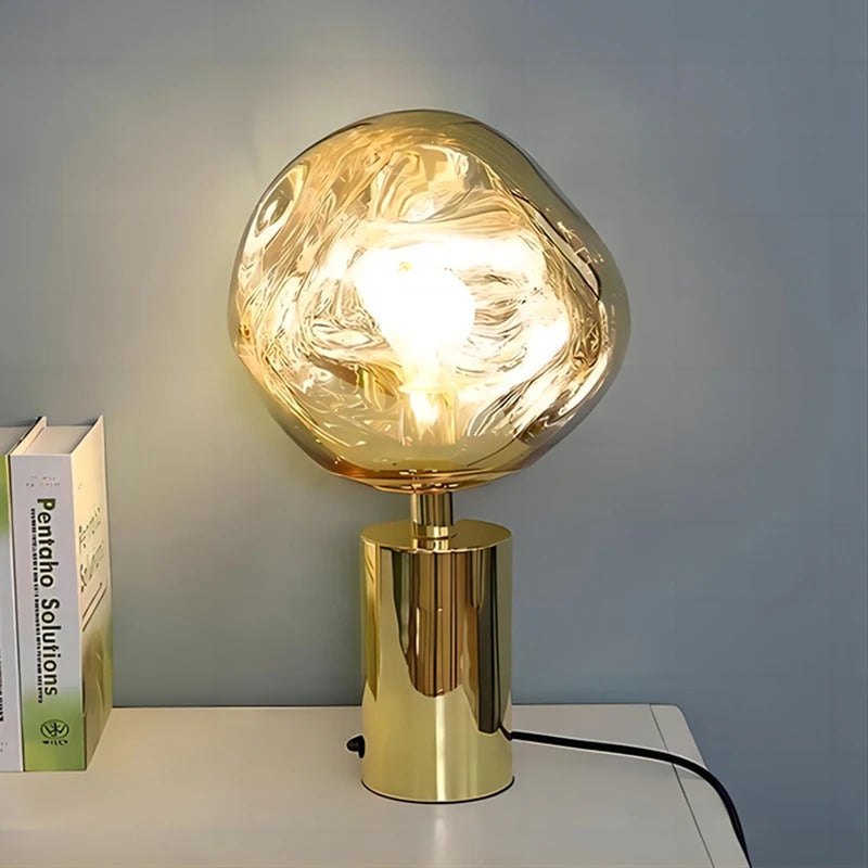 Modern Lava Lampshade LED Table Lamp Bedroom Living Room Restaurant Ambient Desk Lamp Creative Home Decoration Gifts Night Light