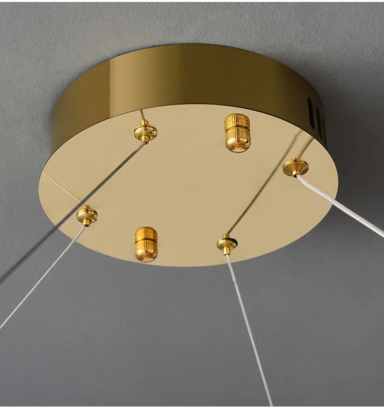 Luxury Crystal LED Pendant Lights Home Villa Living Room Dimmable Lighting Lustre Decoration Ceiling Chandelier Lamps Fixtures