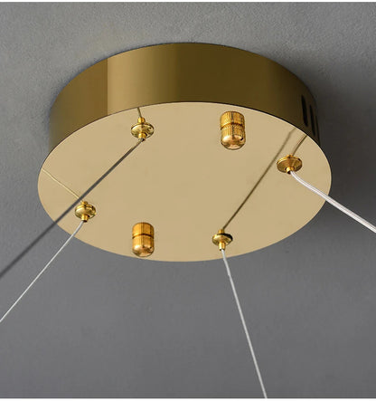 Luxury Crystal LED Pendant Lights Home Villa Living Room Dimmable Lighting Lustre Decoration Ceiling Chandelier Lamps Fixtures