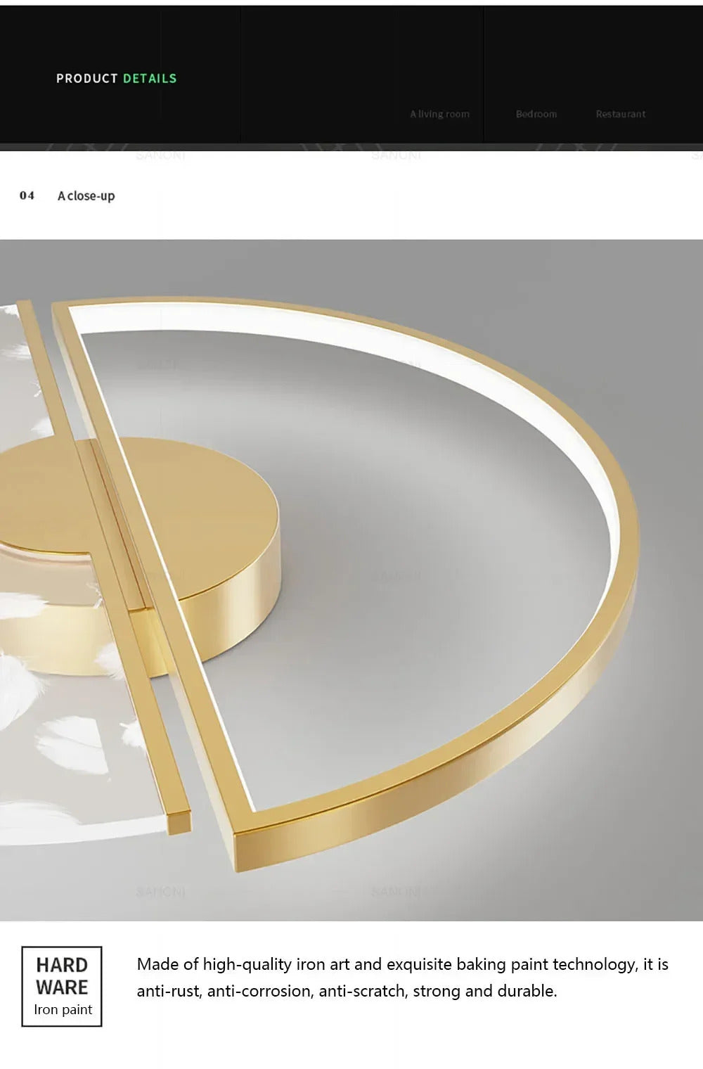 Modern LED Ceiling Lamp For Dining Room Bedroom Aisle Ceiling Light