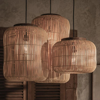 TUB pendant lamp Vitage rattan pendant light